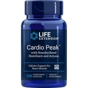 Life Extension Cardio Peak - Dual-action support for heart health - Gluten-Free, Non-GMO - 120 Vegetarian Capsules