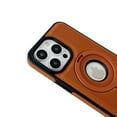 thumbnail image 5 of Allytechgroup Magnetic Case for Apple iPhone 14, Vintage PU Leather Ring Holder Stand Support Wireless Charging Magnetic Back Case Shockproof Protective Cover for Apple iPhone 14, Winered, 5 of 7