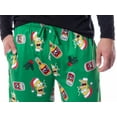 thumbnail image 4 of The Simpsons Mens' Christmas Homer Duff Beer and Holly Sleep Pajama Pants, 4 of 7