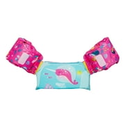 SwimSchool 2-in-1 Swim Trainer Vest, Pink Mermaid, Ages 4-6, Unisex