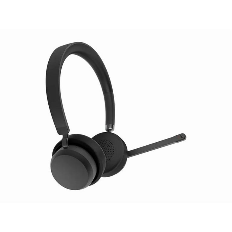 Lenovo Wireless Binaural On-Ear Teams Certified VoIP Headset Black