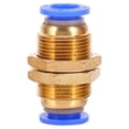 thumbnail image 1 of Conector de tubería, accesorios de empuje neumáticos Conector de empuje neumático de aire Calidad inigualable, 1 of 5
