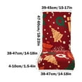 thumbnail image 3 of Chmadoxn Christmas Chair Covers, Christmas Dining Chair Covers, Stretch Xmas Chair Slipcovers Seat Protector, Washable Kitchen Chair Covers for Dining Room, Christmas Decorations, Holiday Party, 3 of 6