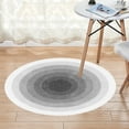 thumbnail image 5 of Bathroom Rugs Round Carpet Living Room Cream Wind Sofa Coffee Table Bedroom Bedside Study Soundproof Floor Cushion Area Rug Gray 40x40cm, 5 of 6