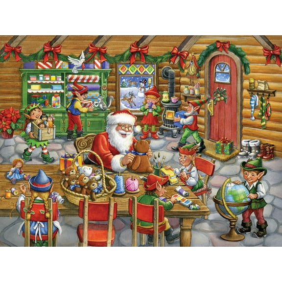 Vermont Christmas Company Santa's Workshop - 550 Piece Jigsaw Puzzle