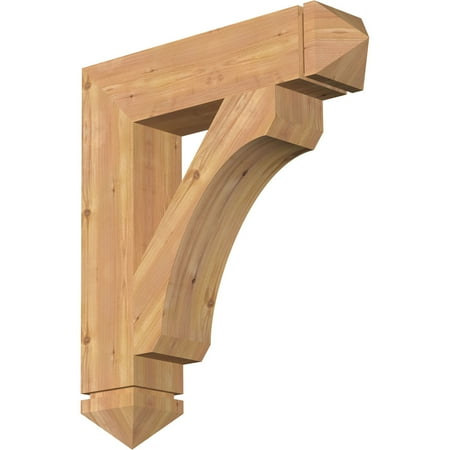 

Ekena Millwork 5 1/2 W x 26 D x 30 H Legacy Arts & Crafts Smooth Bracket Western Red Cedar