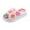 /c77Pink185, variant on CUZIBR Toddler Girl Slippers Cute Flower Fuzzy House Slippers Close Toe Warm Winter Warm Indoor Footwear,White,2-3 Years