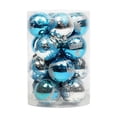 thumbnail image 1 of Bolas de Navidad 16 piezas 4cm, Ornamientos de Adornación para árbol de Navidad, Pendants para Fiesta de Año Nuevo, Decoración de Interior, Bolas de plástico para Eventos, para Salón, alta, 1 of 9