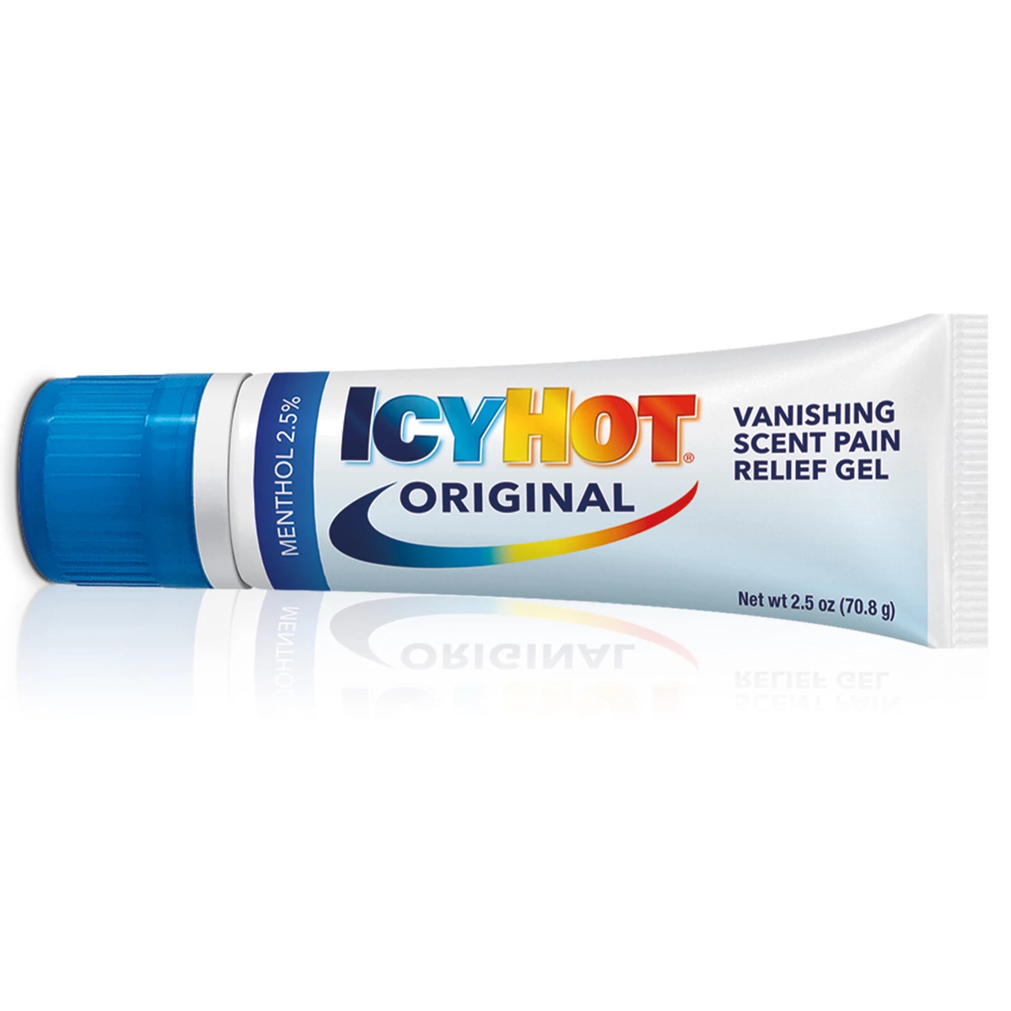 Icy Hot Vanishing Scent Pain Relief Gel With Menthol, 2.5 Ounces (Pack of 4)