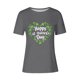 thumbnail image 5 of Mujeres Manga Corta de Verano Tops Impreso Sudadera Casual, Cuello Redondo Blusa Ligera para la Primavera Y el Verano, 5 of 5