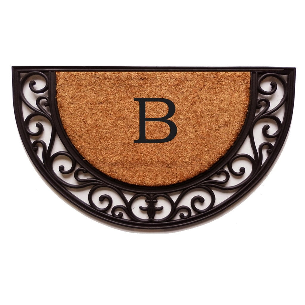 Calloway Mills Plantation Arch Monogram Outdoor Doormat 18" x 30" (Letter T)