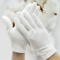 OUTAD wsevypo 6 Pairs Unisex Adult Cotton White Gloves & Size S/M/L/XL