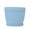 Blue, variant on Yesbay Ceramic-like Flower Succulent Plant Pot Planting Holder Flowerpot with Tray 2.9"x2.5"