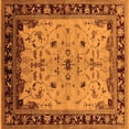 thumbnail image 1 of Ahgly Company Indoor Square Oriental Orange Traditional Area Rugs, 3' Square, 1 of 4