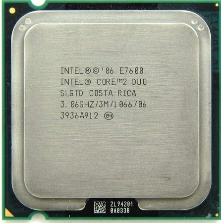 REFURBISHED INTEL Core 2 Duo E7600 3.06GHz / 3MB Cache / 1066MHz SLGTD Socket 775 CPU