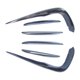 thumbnail image 1 of 6 Uds Luces Antiniebla Embellecedor Cubierta Aire Parachoques Spoiler Rejilla para Mercedes GLC W213 W253 Rejilla Listones Estilo de Coche Decoración Sunnimix Embellecedor de tiras de faros antiniebla, 1 of 7