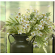 thumbnail image 4 of Xiao Hua 3 flores artificiales lilas, flores falsas, flores artificiales para decoración de bodas, amarillas, 4 of 5