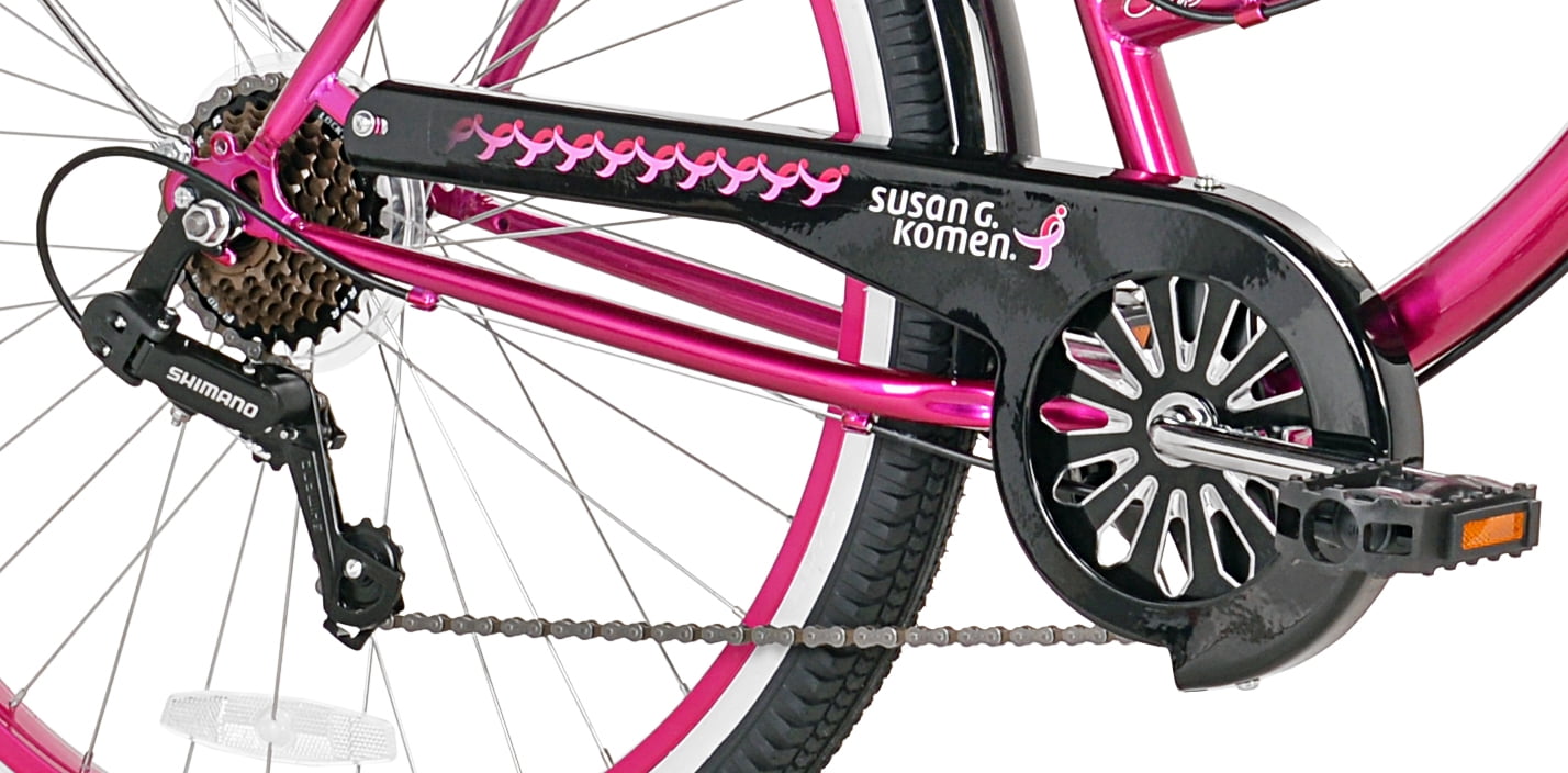 susan g komen 26 inch women's cruiser bike