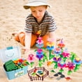 thumbnail image 4 of Bloques de construcción Leetous Dinosaur Flower Garden 167 unidades, 4 of 6