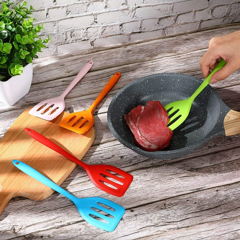 Cheap Food Grade Silicone Slotted Turner Nonstick Hollow Design Kitchen  Utensils Spatula for Cooking