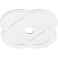 thumbnail image 2 of 30"OD x 5"ID x 12"C x 1"P Charlotte Architectural Grade PVC Contemporary Ceiling Medallion, 2 of 11