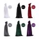 thumbnail image 2 of Capa con capucha Capa con capucha de Halloween Capa de terciopelo Unisex Niños Niños Capa larga Vest yeacher Negro M, 2 of 7