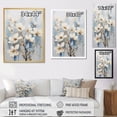 thumbnail image 4 of Designart "Blooming White And Blue Magnolias IV" Magnolias Floater Framed Wall Art Prints, 4 of 5