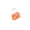 Orange #017, variant on Squishy Mini Handbag Stress Relief Squeeze Toy, Transparent Glitter Filled Purse Shaped Sensory Fidget Toy for Kids Adults, Soft Decompression Hand Toy for Party Favor Gift