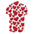 thumbnail image 3 of guisaled Mens Valentines Day Shirts Hawaiian Shirt Cute Heart Print Loose-Fit Short Sleeve Button Down Beach Casual Shirts, 3 of 5