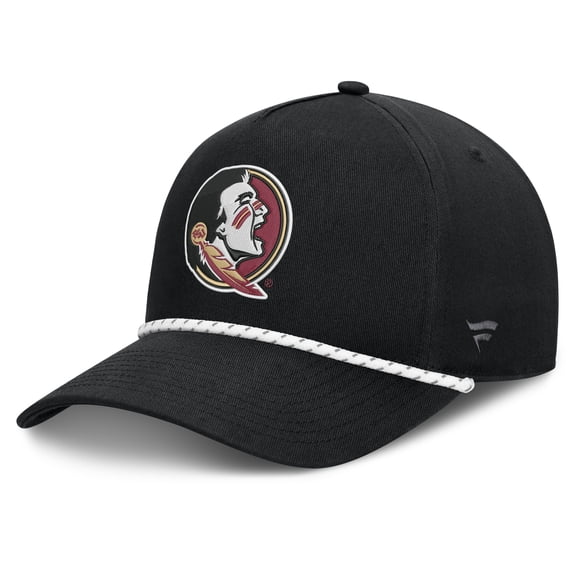 Men's Fanatics Black Florida State Seminoles Undertone Rope Adjustable Hat