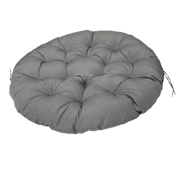Cojín de repuesto para silla colgante tipo huevo para patio, cojín para asiento de columpio Gris oscuro