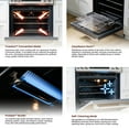 thumbnail image 5 of Rangaire RRG303GS 30" Glass Touch Gas Range Oven - Stainless Steel, Sealed Burners, True Convection, Self Cleaning, Easy Reach Racks, 5 of 7