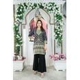 thumbnail image 6 of Stylish Cotton Lawn Kurtis for Women - Indian Pakistani Long Tops in B&W Prints for Casual Summer Wear, M - 3XL, 6 of 6
