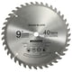 thumbnail image 1 of Disco de Sierra BlueNatHxRPR 9" 40T Punta de Carburo para Corte de Madera, 1 of 6