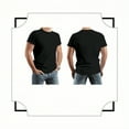 thumbnail image 3 of Stylish Cotton Short Sleeve T-Shirt with 'Ana de Armas' Script & Leaf - Casual Vintage Design, 3 of 5