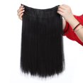 thumbnail image 2 of Extensions de Cheveux Invisibles Fil Miracle Secrets Cheveux Bouclés Lisses Synthétiques, 2 of 6