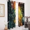 thumbnail image 2 of Chemistry Formulas Window Curtain Panels Grommet Blackout Curtains Blackout Curtains for Living Room, 2 of 7