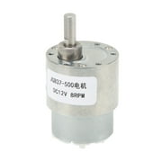 Worm Geared Motor 8RPM JGB37 500 Reversible Self Locking DC Reduction Motor for Automation DC12V