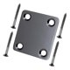 thumbnail image 5 of Placa de mástil de guitarra con tornillos para guitarra eléctrica Negro, 5 of 5