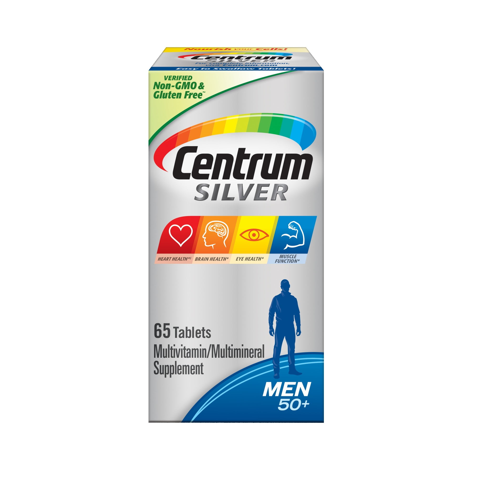 Centrum Silver Men's Multivitamin Supplement Tablets, 65 Ct Walmart