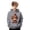 Grey, variant on Kids Boys Hoodies Christmas Cow Print Cute Long Sleeve Hooded Sweatshirt Casual Pullover Soft Jacket For Kids Navy 9-10 Years
