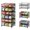 2Tier-3 Pack, variant on 2-Pack Stackable Rack Organizer, Storage for Kitchen Pantry Cabinet, Holders for Food, Multifunctional Dispenser for Snacks Soda