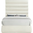 thumbnail image 3 of Meridian Furniture Adam Cream Boucle Fabric Full Bed, 3 of 10