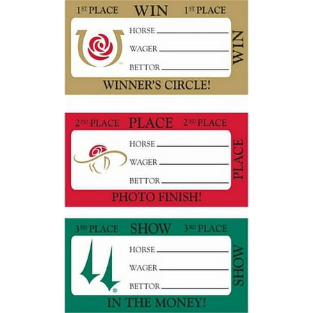 Kentucky Derby Tote Tickets - 30/15/15