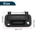 thumbnail image 4 of Mango de compuerta único Bargains para Ford F-150, mango de puerta exterior duradero negro con orificio para llave 1 pc para Ford F-250 F-350 F-450, 4 of 6