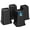 black, variant on Bed Risers 8 Inch Heavy Duty, Furniture Risers Lifts Supports Up to 6,000 Lbs for Table, Desk Leg, Sofa, Couch