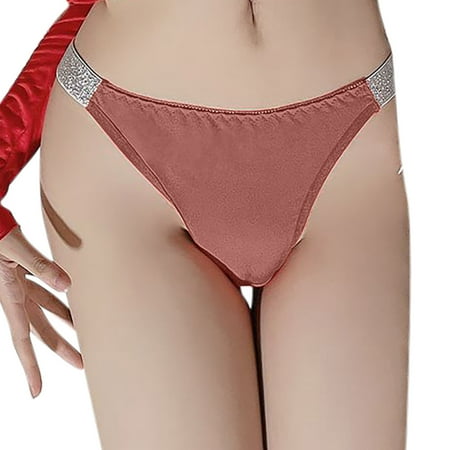 Women s Fashion Thong  Transparent Low Waist-string  Sleek Thong panties  Seamless Underwear  Skin-friendly  for Daily Wear  Breathable  Comfortable  Elastic Waistband  Womens Plus Size Top