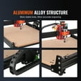 thumbnail image 4 of SKYSHALO CNC Router, 300W, 3-Axis with GRBL for Wood, Acrylic, MDF, PVC, and Foam Carving, Milling Kit. Workspace: 400x400x75mm, Speed: 1200 RPM, 4 of 9