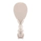 thumbnail image 1 of Soporte de cuchara de paleta de arroz antiadherente de paja de trigo, forma de conejo (blanco cremoso), 1 of 13