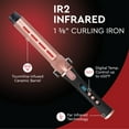 thumbnail image 4 of Sutra IR2 Infrared Curling Iron, 35MM I 1.3-inch I Clip Curling Iron, Rose Gold Ceramic Barrel, Adjustable Digital Temperature Control up to 430°F, Auto Shut Off, 4 of 6